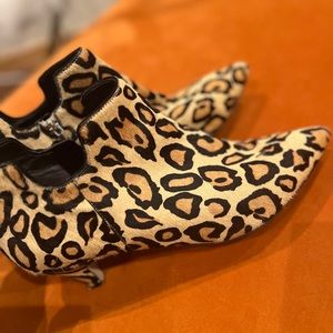 Sam Edelman Leopard Print Booties